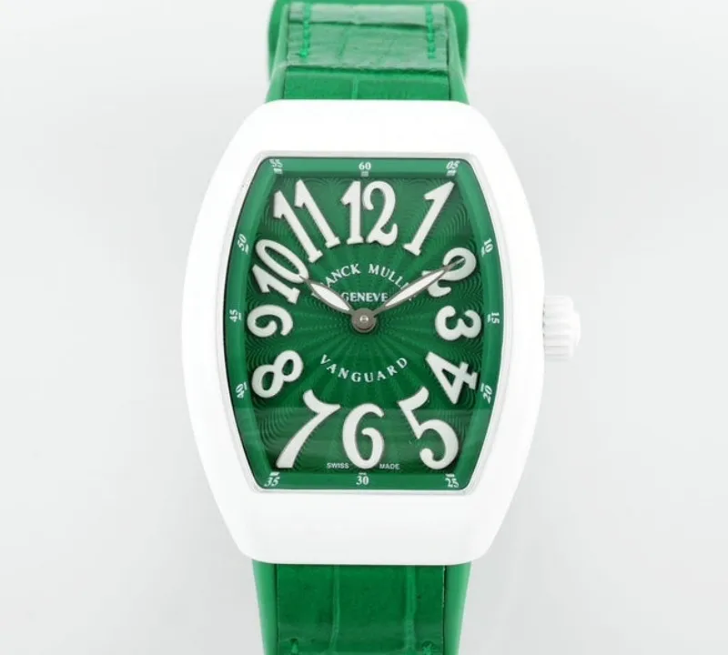 ABF Factory Franck Muller V32 White ceramics 1:1 Best Edition Replica Watch