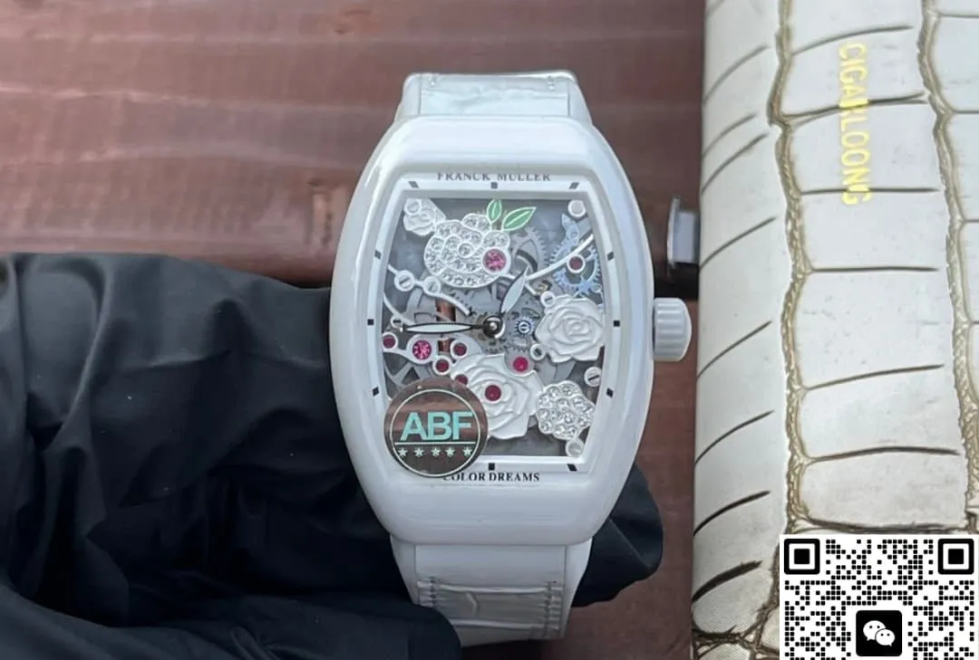 ABF Factory Franck Muller V32S6SQT ROSE 1:1 Best Edition Replica Watch