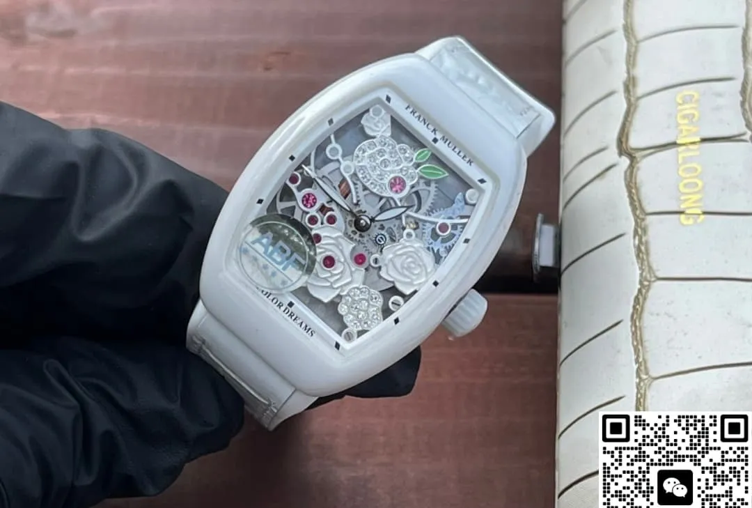 ABF Factory Franck Muller V32S6SQT ROSE 1:1 Best Edition Replica Watch