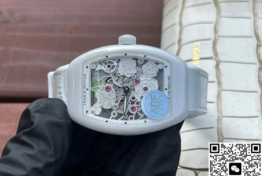 ABF Factory Franck Muller V32S6SQT ROSE 1:1 Best Edition Replica Watch