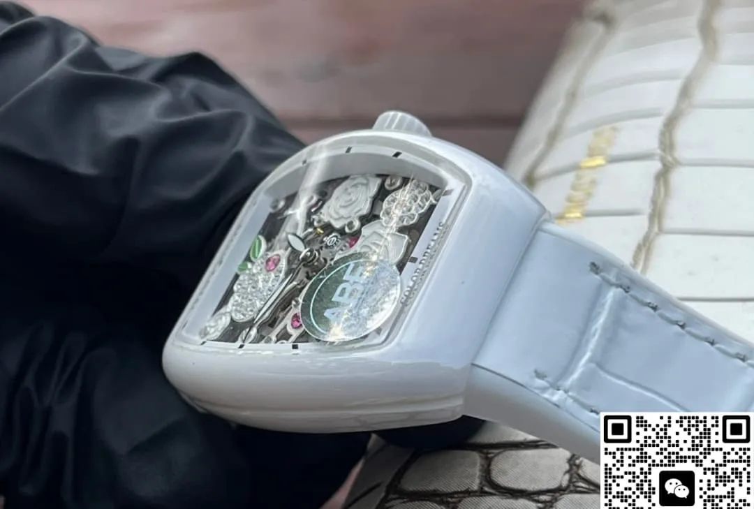 ABF Factory Franck Muller V32S6SQT ROSE 1:1 Best Edition Replica Watch