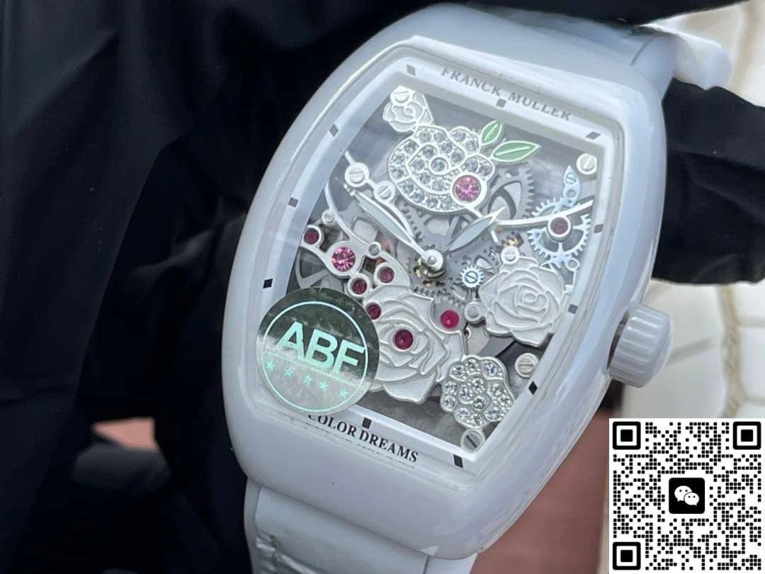 ABF Factory Franck Muller V32S6SQT ROSE 1:1 Best Edition Replica Watch