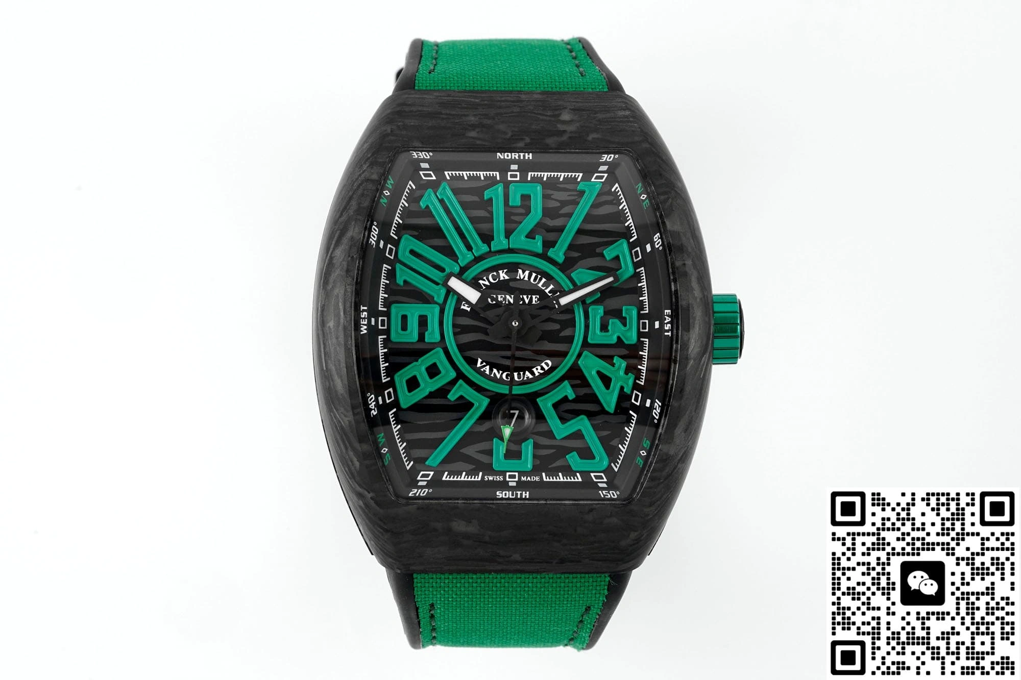 ABF Factory Franck Muller Vanguard Black case 1:1 Best Edition Replica Watch