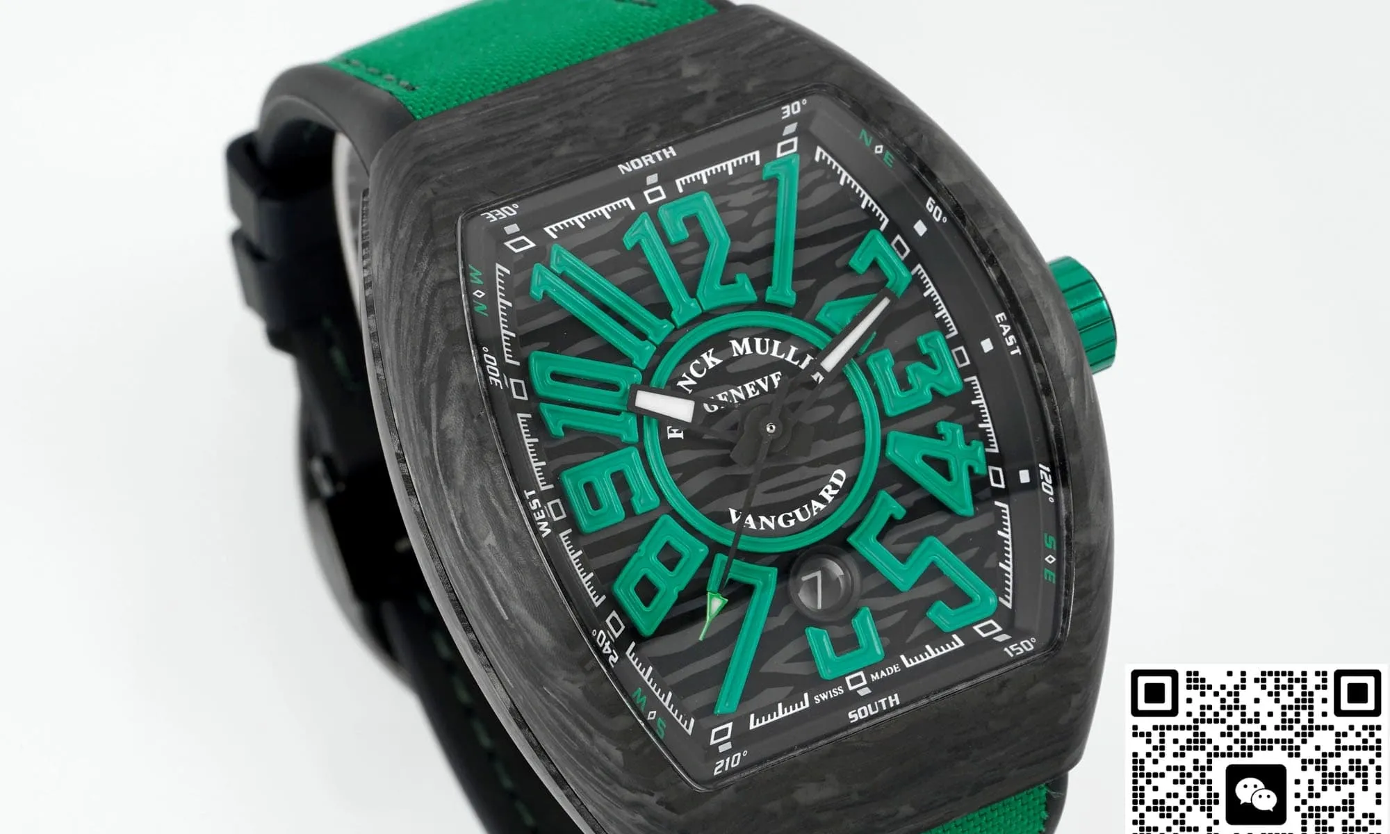 ABF Factory Franck Muller Vanguard Black case 1:1 Best Edition Replica Watch