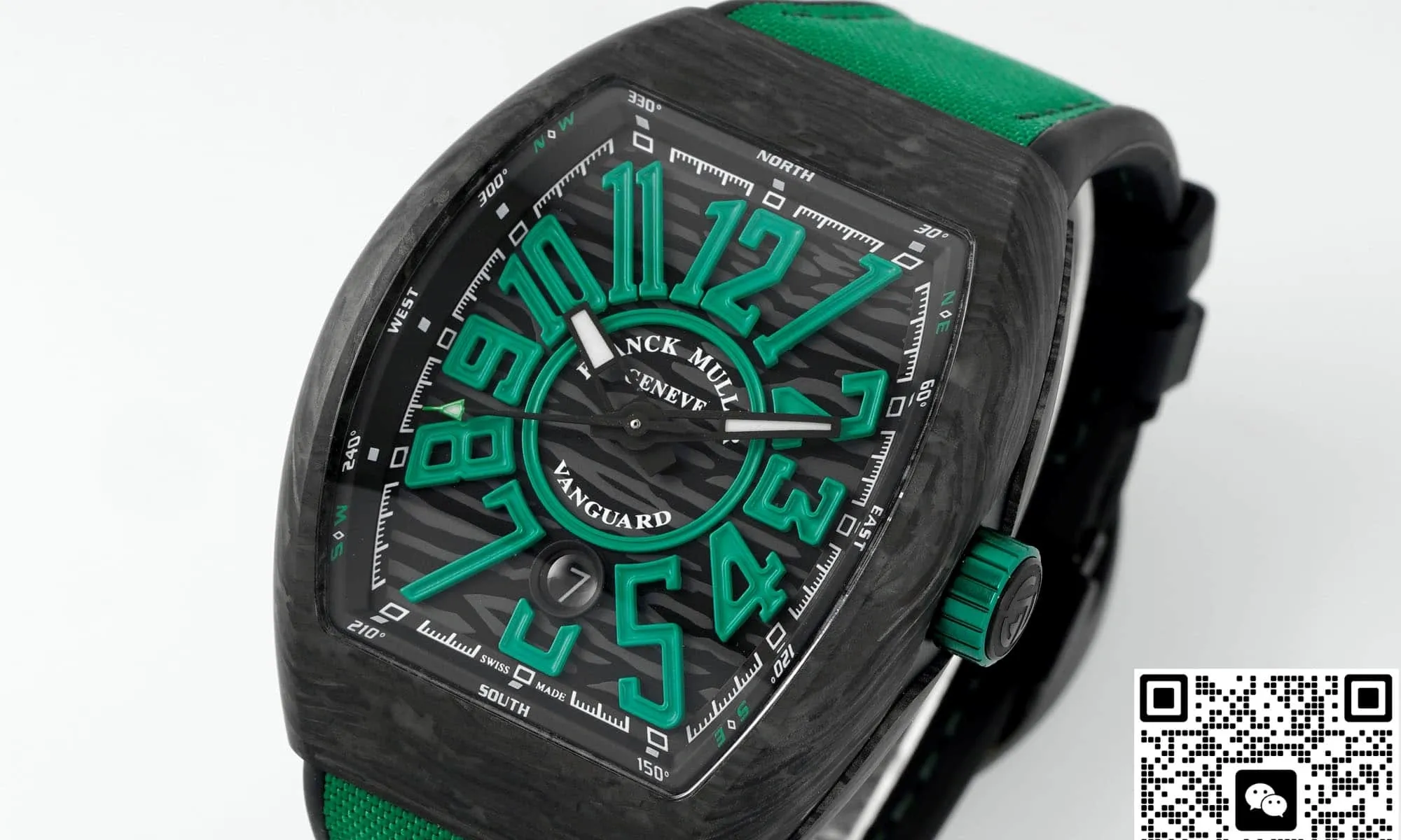ABF Factory Franck Muller Vanguard Black case 1:1 Best Edition Replica Watch
