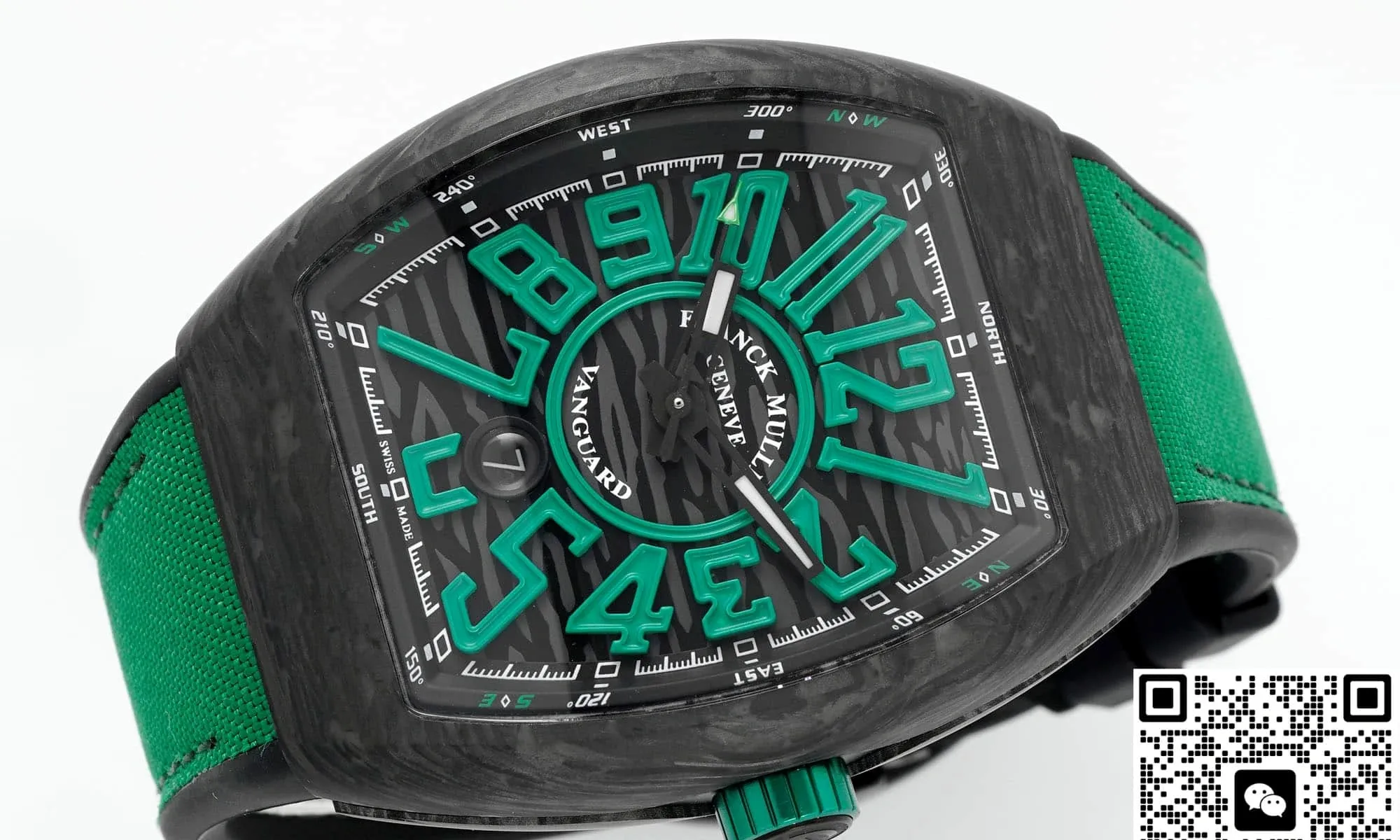 ABF Factory Franck Muller Vanguard Black case 1:1 Best Edition Replica Watch