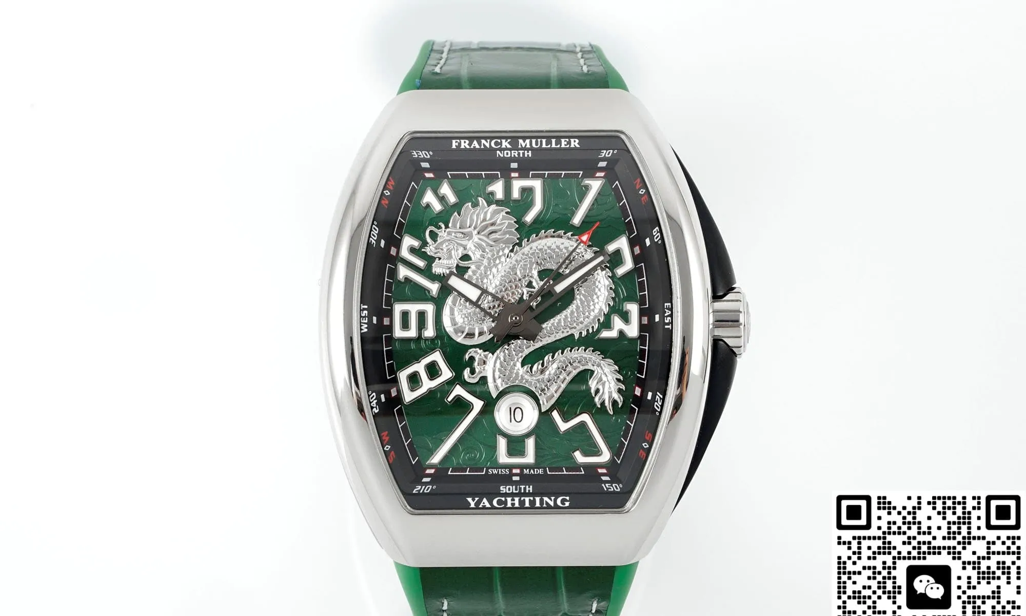 ABF Factory Franck Muller Vanguard Green strap 1:1 Best Edition Replica Watch