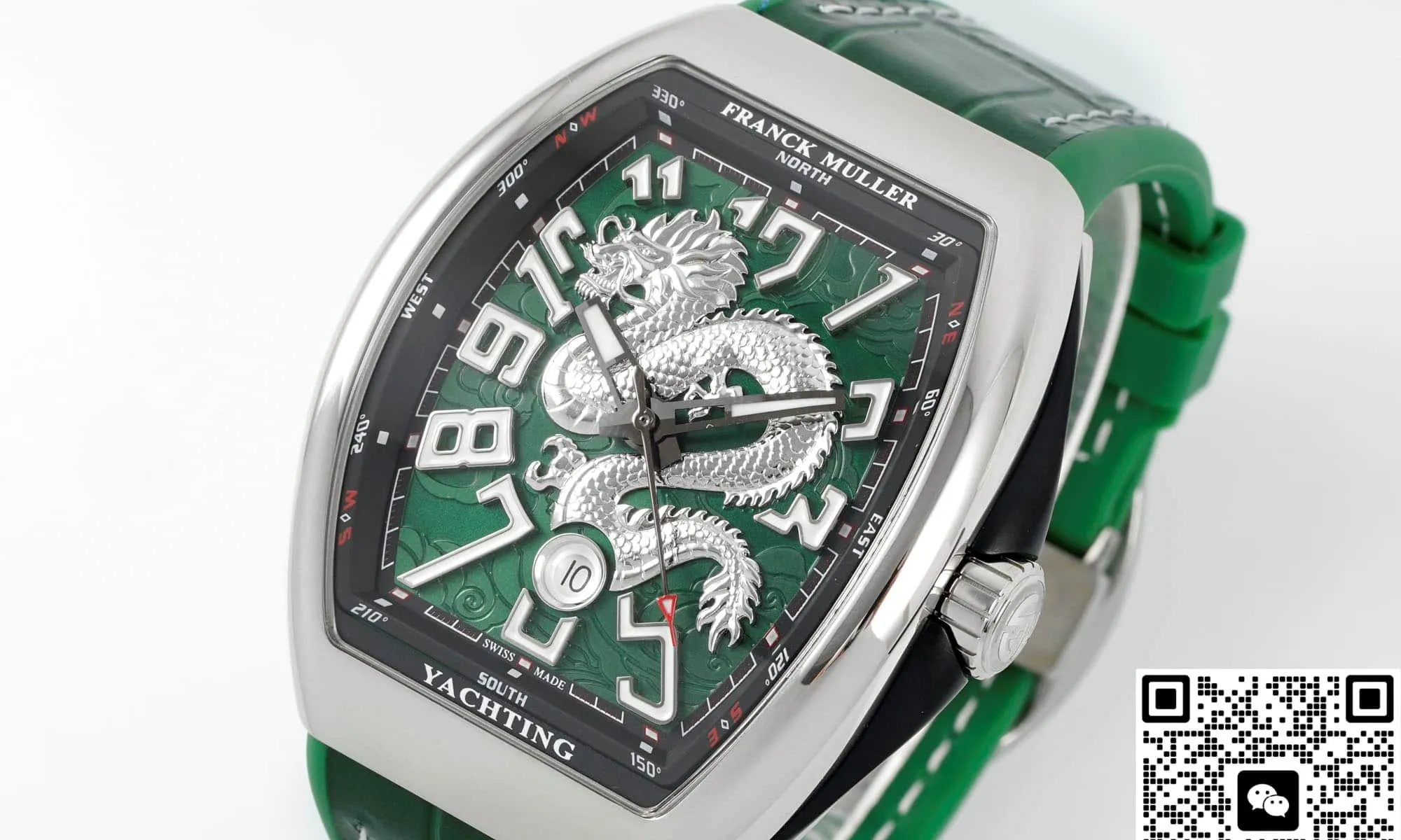 ABF Factory Franck Muller Vanguard Green strap 1:1 Best Edition Replica Watch