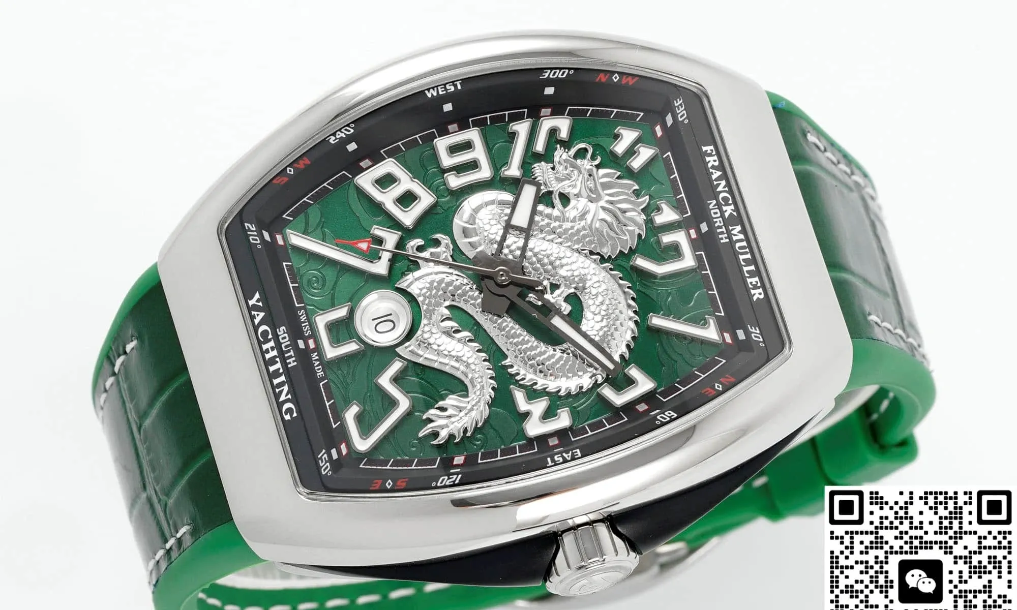 ABF Factory Franck Muller Vanguard Green strap 1:1 Best Edition Replica Watch