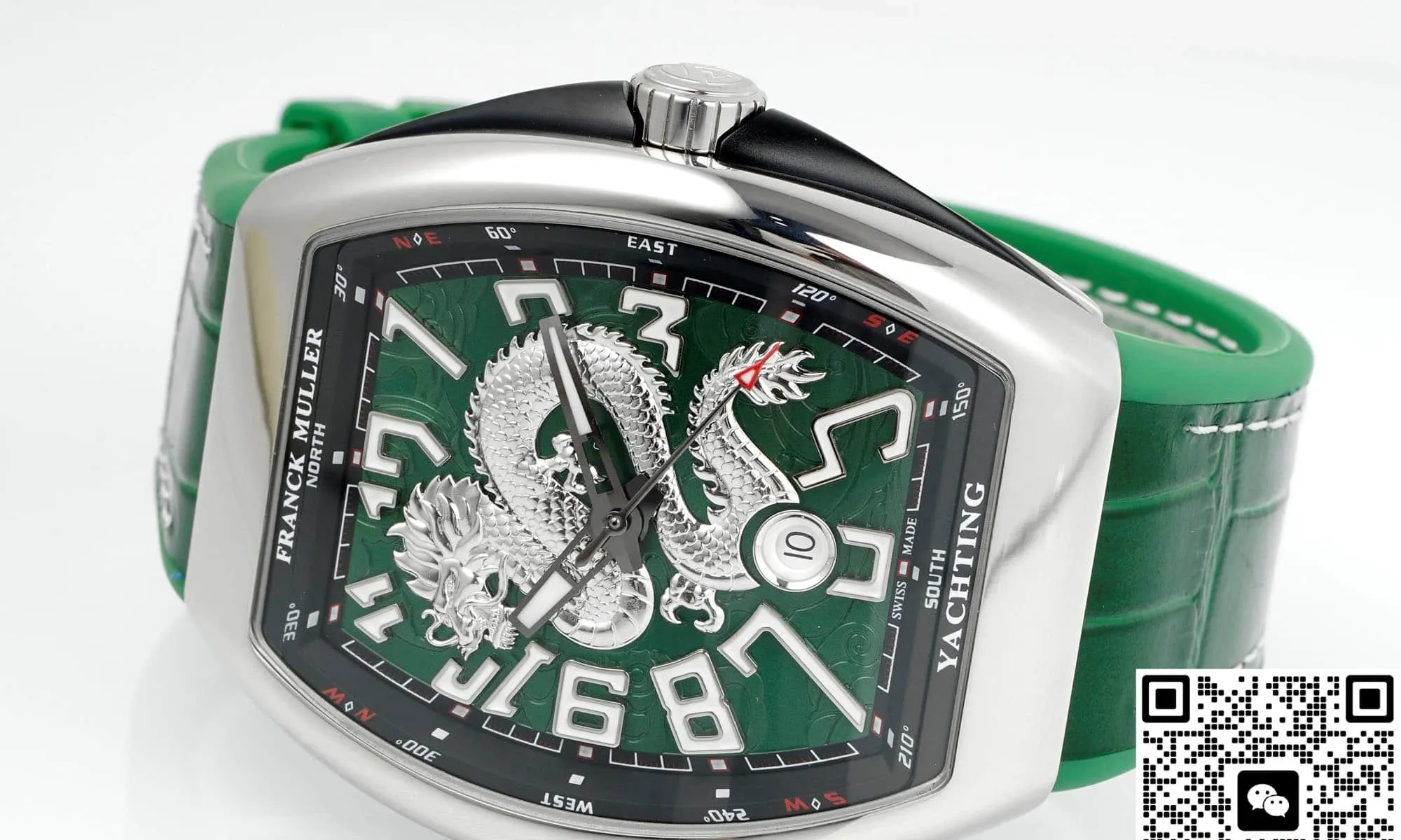ABF Factory Franck Muller Vanguard Green strap 1:1 Best Edition Replica Watch