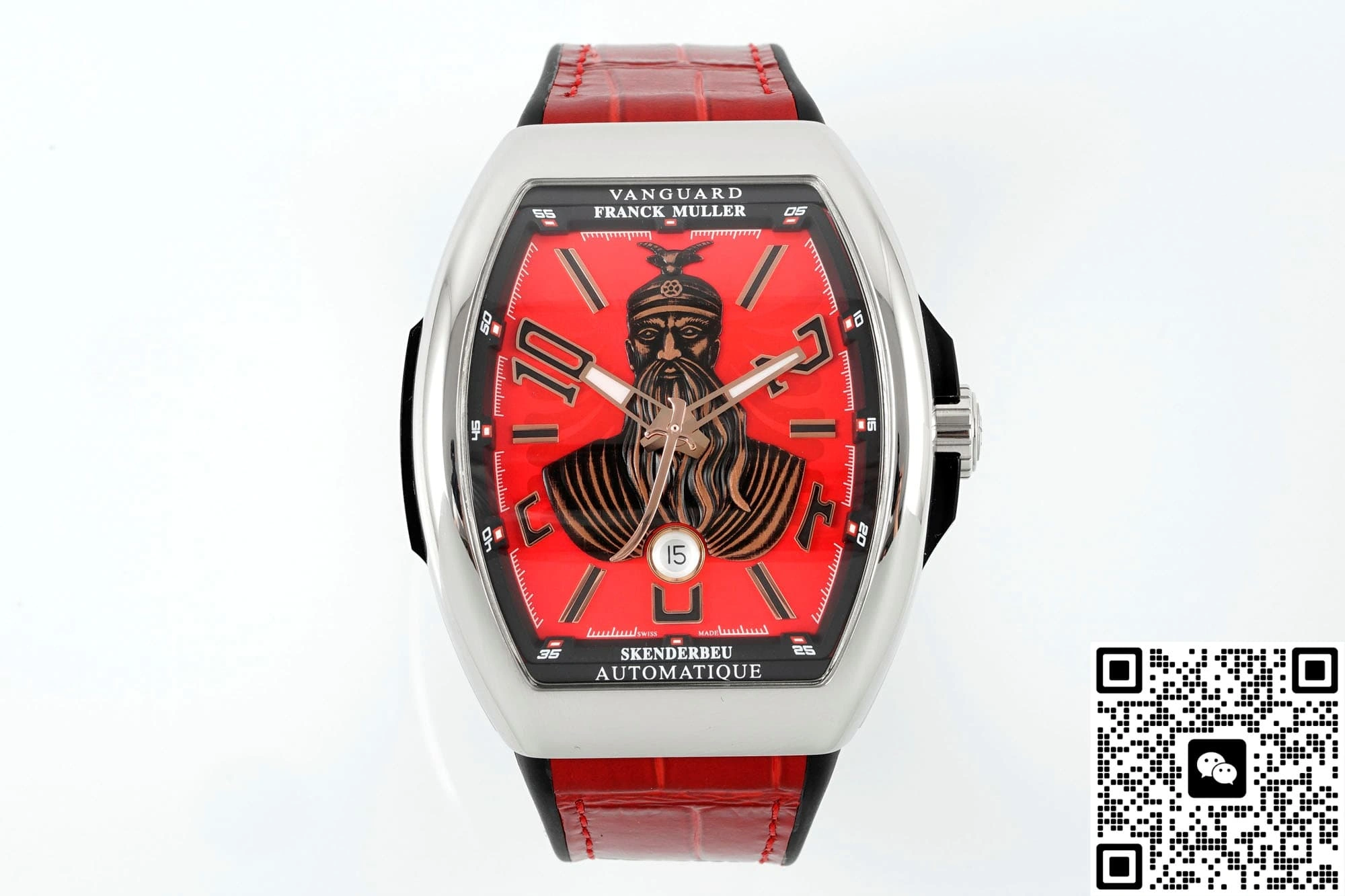 ABF Factory Franck Muller Vanguard Red dial 1:1 Best Edition Replica Watch