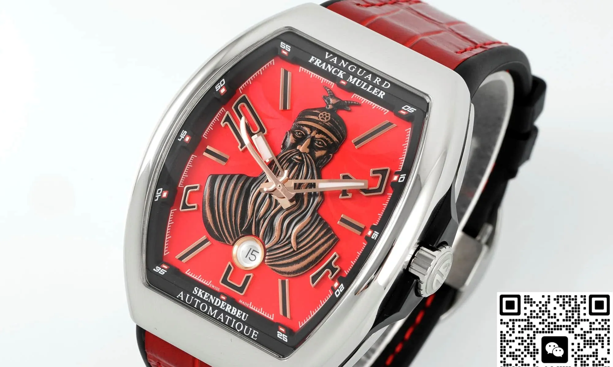 ABF Factory Franck Muller Vanguard Red dial 1:1 Best Edition Replica Watch