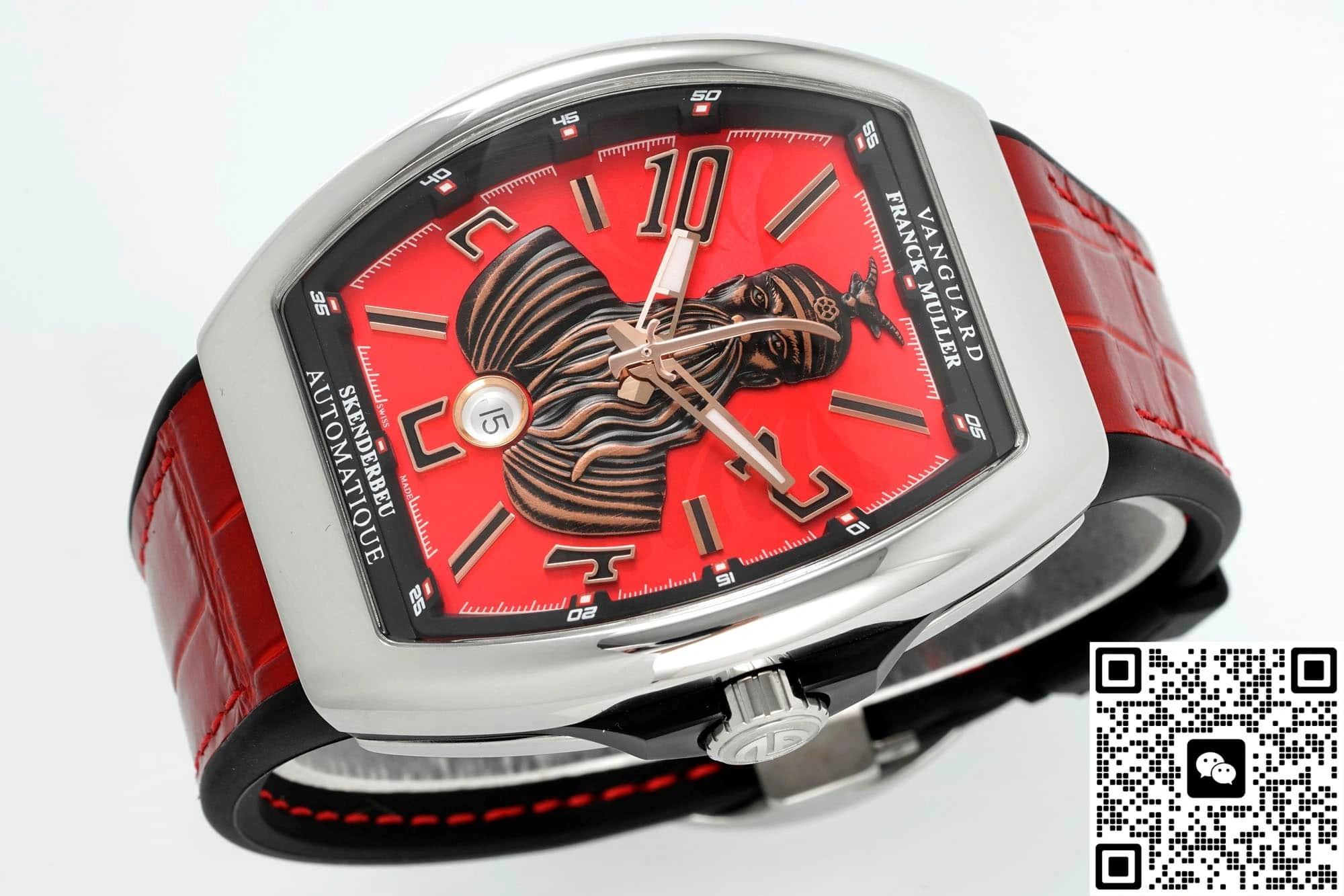 ABF Factory Franck Muller Vanguard Red dial 1:1 Best Edition Replica Watch
