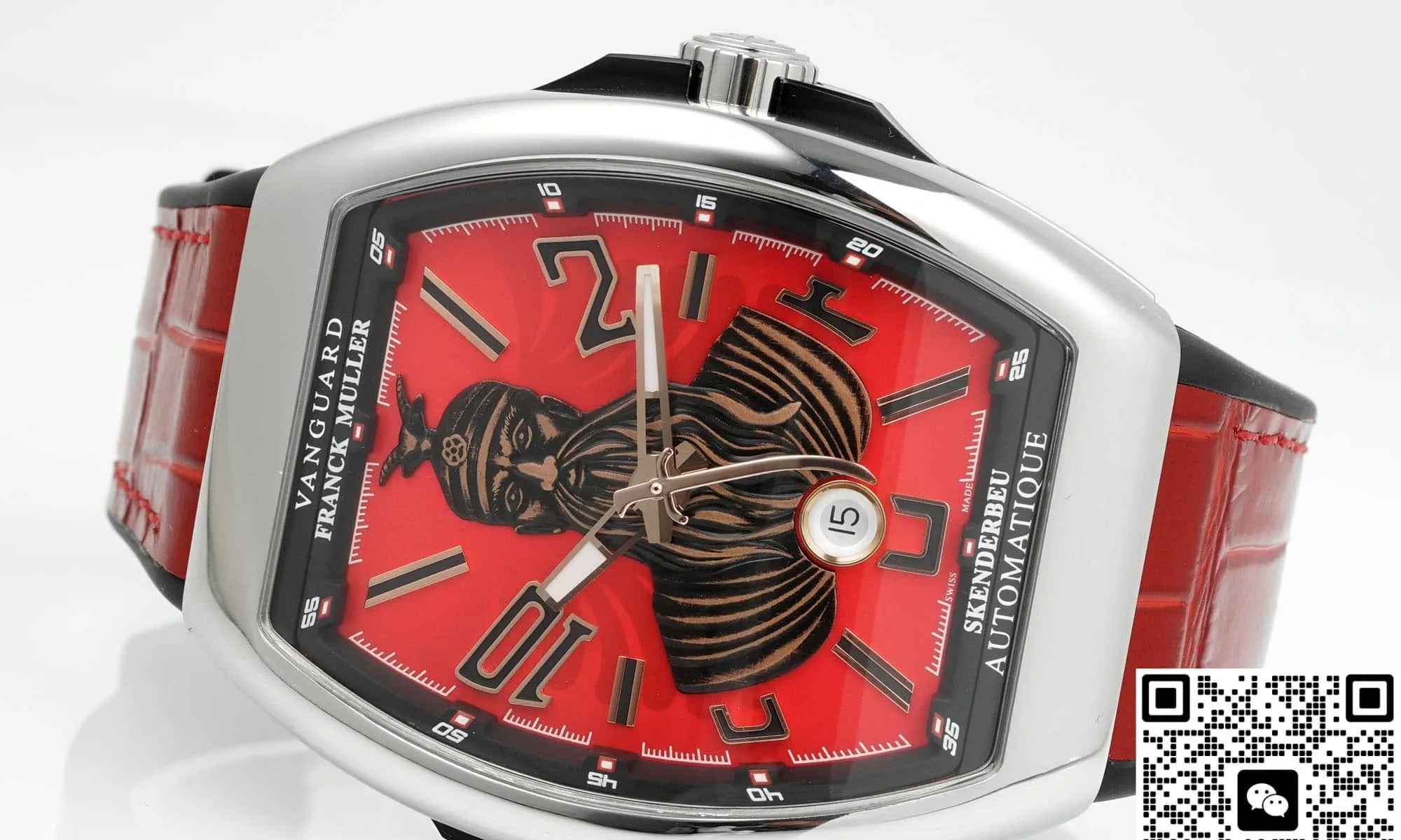 ABF Factory Franck Muller Vanguard Red dial 1:1 Best Edition Replica Watch