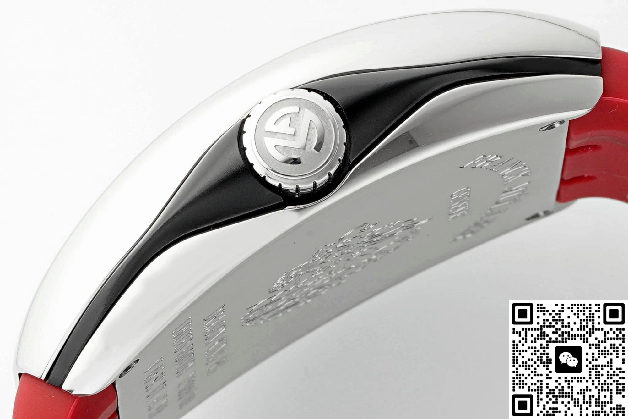 ABF Factory Franck Muller Vanguard Red strap 1:1 Best Edition Replica Watch