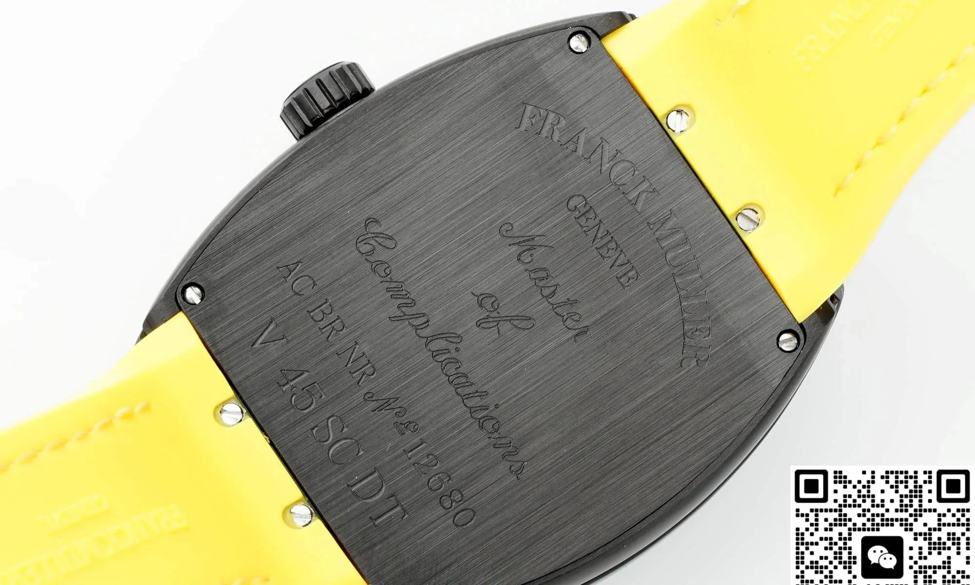 ABF Factory Franck Muller Vanguard Yellow strap 1:1 Best Edition Replica Watch