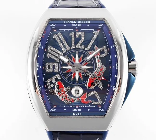 ABF Factory Franck Muller Yachting V45 Koi 1:1 Best Edition Replica Watch