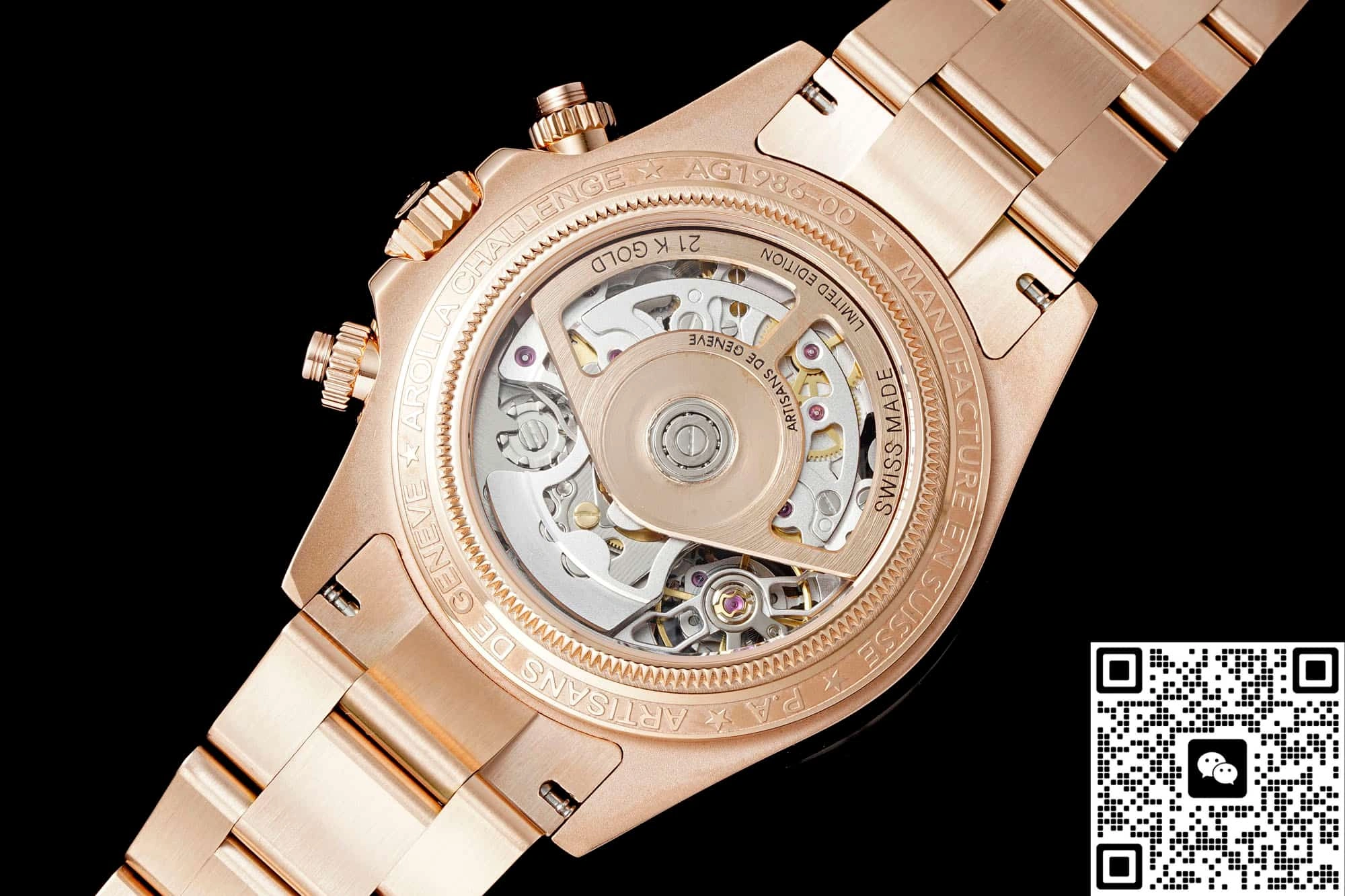 ADG Factory Rolex Daytona Rose gold 1:1 Best Edition Replica Watch