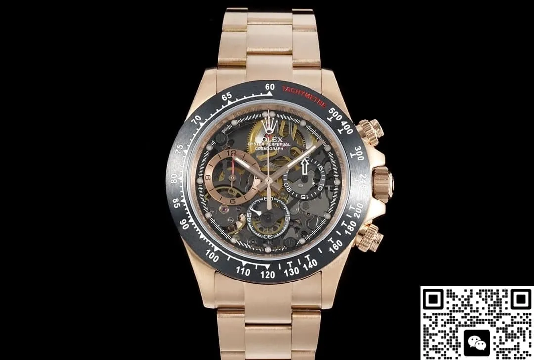 ADG Factory Rolex Daytona Skeleton dial 1:1 Best Edition Replica Watch