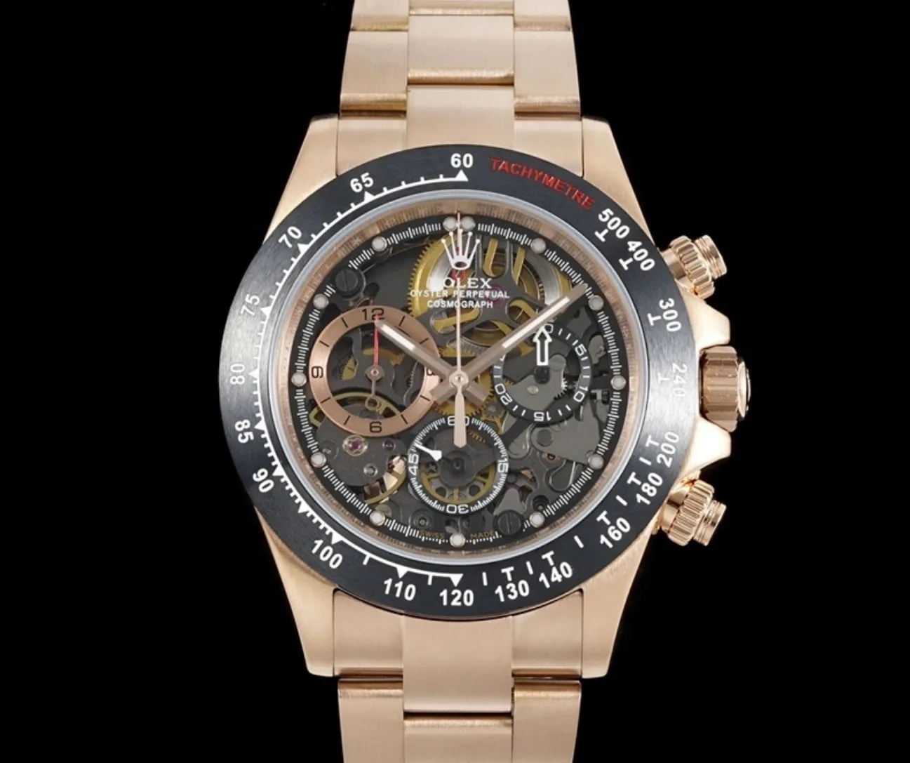 ADG Factory Rolex Daytona Skeleton dial 1:1 Best Edition Replica Watch