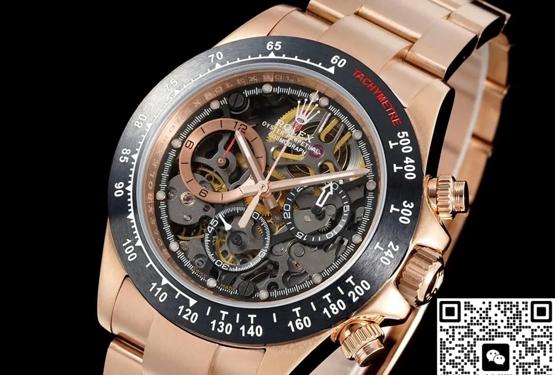 ADG Factory Rolex Daytona Skeleton dial 1:1 Best Edition Replica Watch