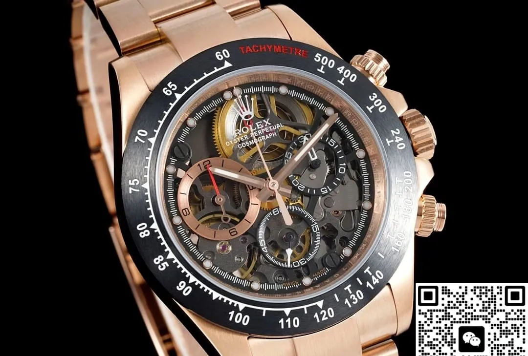ADG Factory Rolex Daytona Skeleton dial 1:1 Best Edition Replica Watch