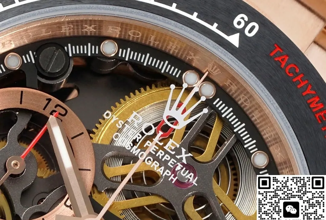 ADG Factory Rolex Daytona Skeleton dial 1:1 Best Edition Replica Watch