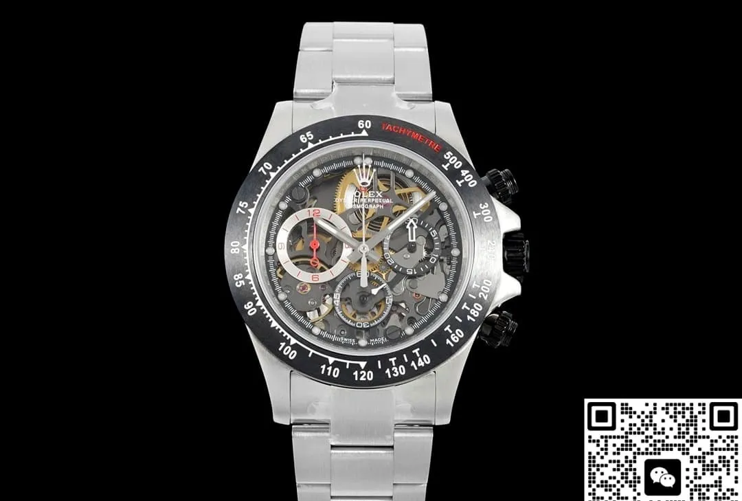 ADG Factory Rolex Daytona Transparent case back 1:1 Best Edition Replica Watch
