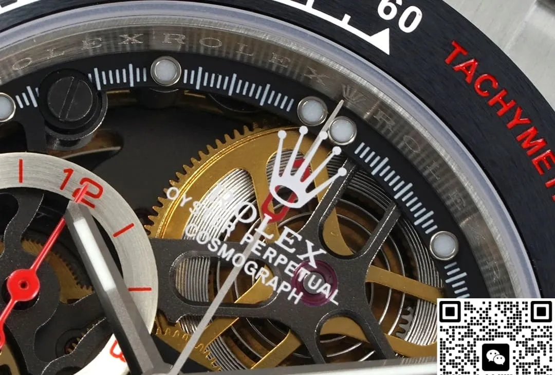 ADG Factory Rolex Daytona Transparent case back 1:1 Best Edition Replica Watch