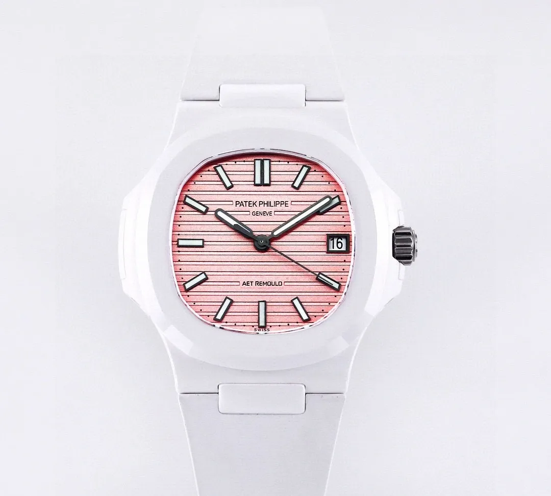 AET Factory Patek Philippe 5711 Pink dial 1:1 Best Edition Replica Watch