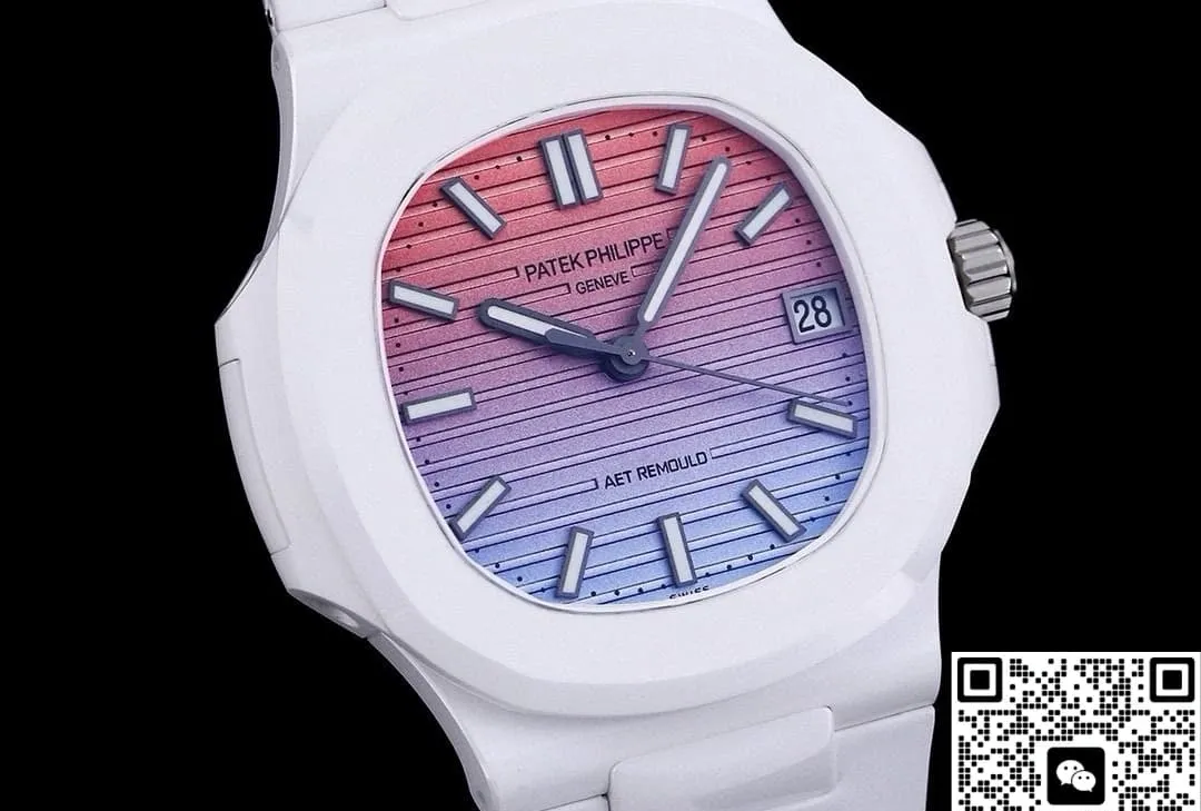AET Factory Patek Philippe 5711 White ceramic 1:1 Best Edition Replica Watch