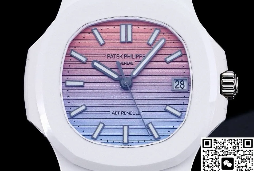 AET Factory Patek Philippe 5711 White ceramic 1:1 Best Edition Replica Watch