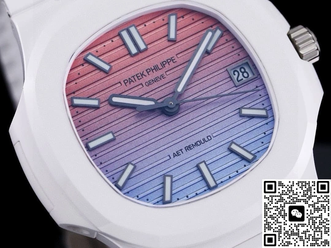 AET Factory Patek Philippe 5711 White ceramic 1:1 Best Edition Replica Watch