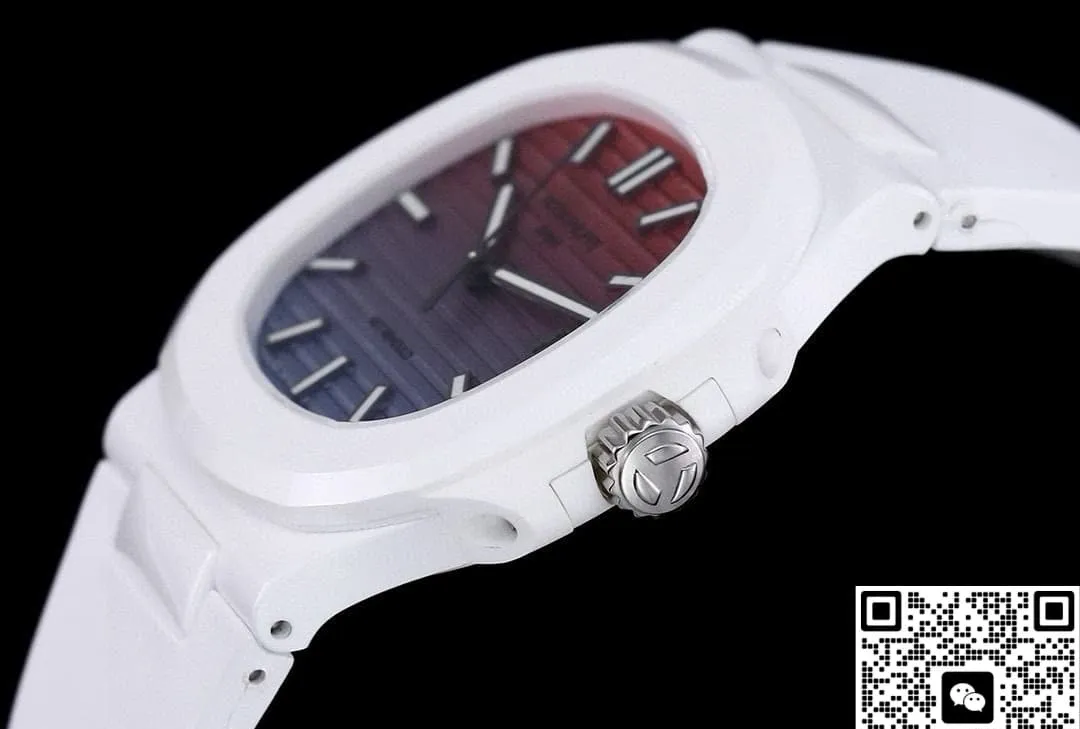 AET Factory Patek Philippe 5711 White ceramic 1:1 Best Edition Replica Watch