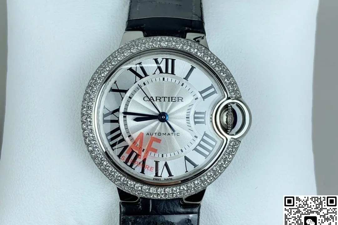 AF Factory Cartier Ballon Bleu Diamond Bezel 1:1 Best Edition Replica Watch