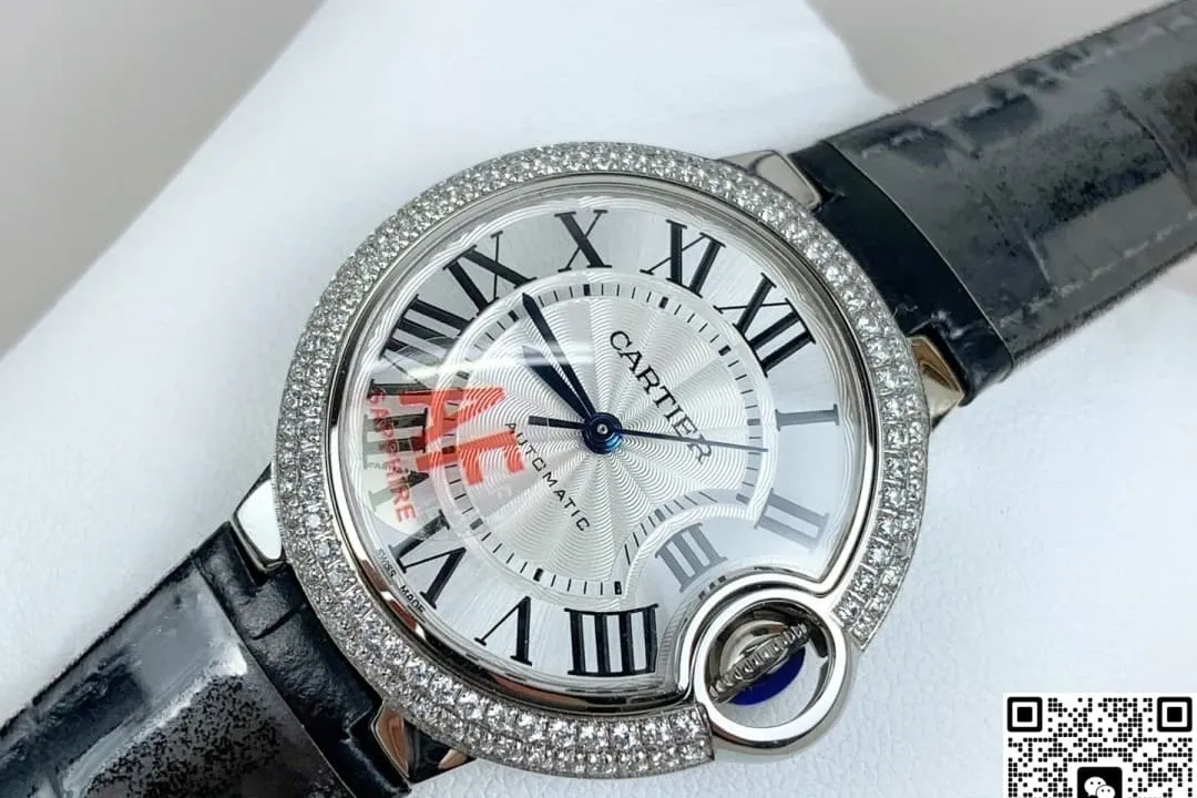 AF Factory Cartier Ballon Bleu Diamond Bezel 1:1 Best Edition Replica Watch