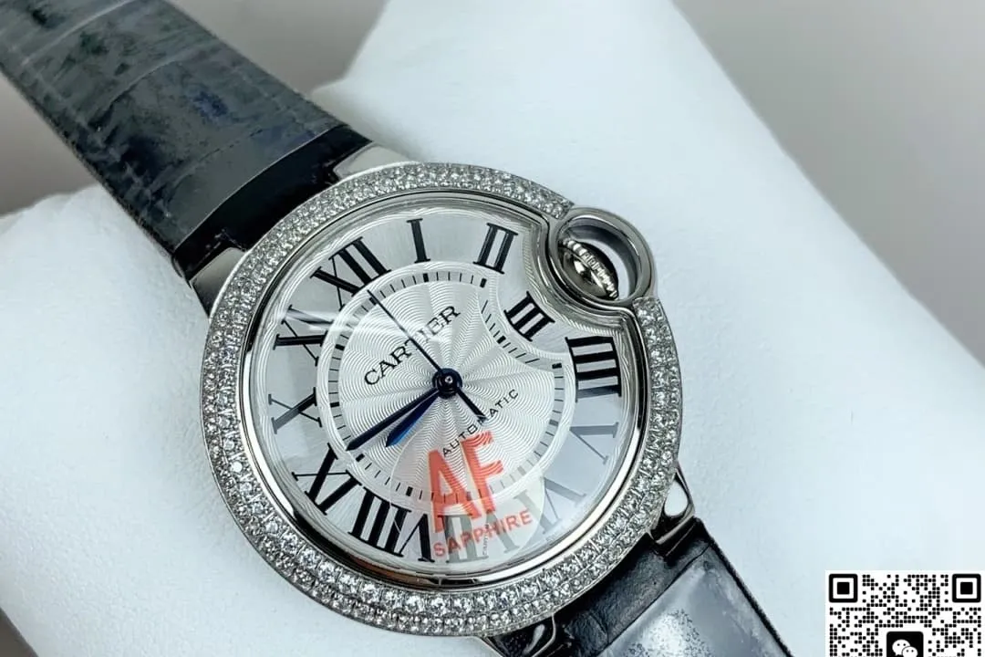 AF Factory Cartier Ballon Bleu Diamond Bezel 1:1 Best Edition Replica Watch