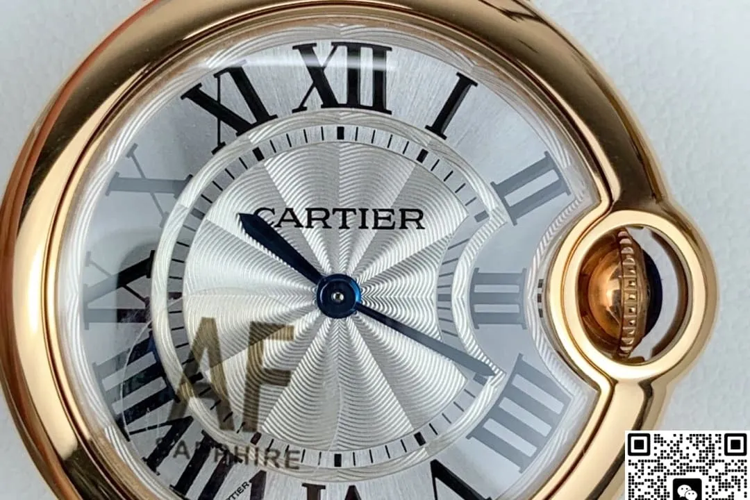 AF Factory Cartier Ballon Bleu Leather strap 1:1 Best Edition Replica Watch
