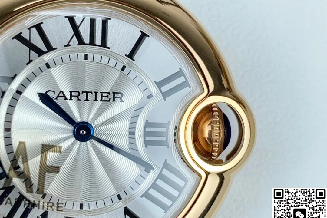AF Factory Cartier Ballon Bleu Leather strap 1:1 Best Edition Replica Watch