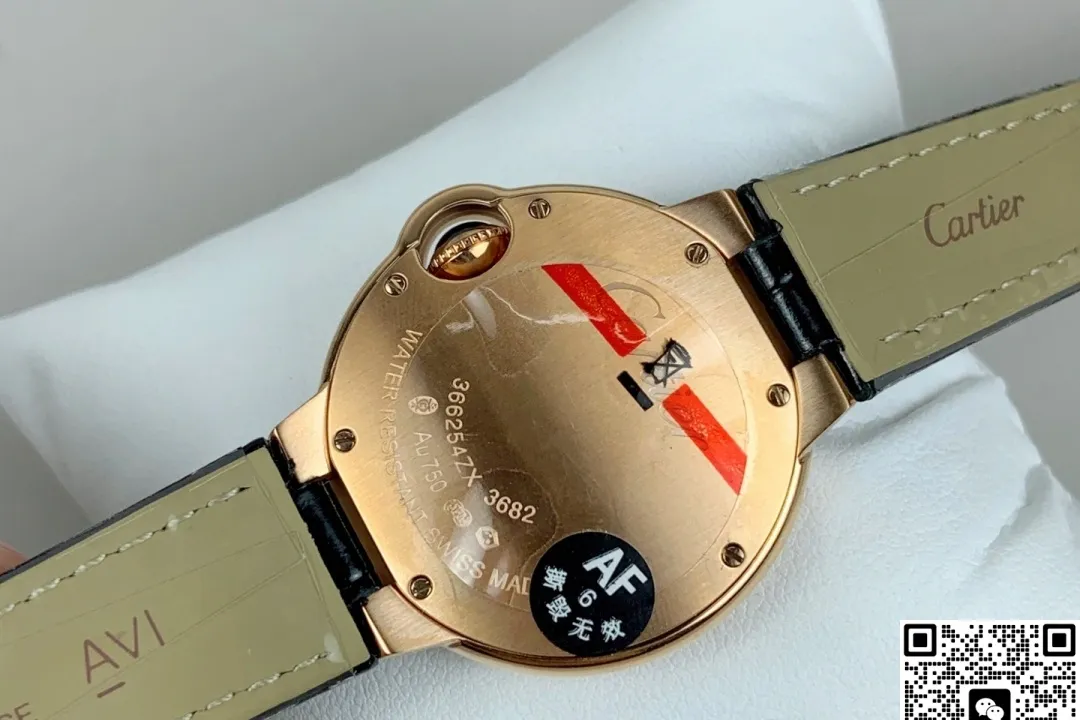 AF Factory Cartier Ballon Bleu Leather strap 1:1 Best Edition Replica Watch