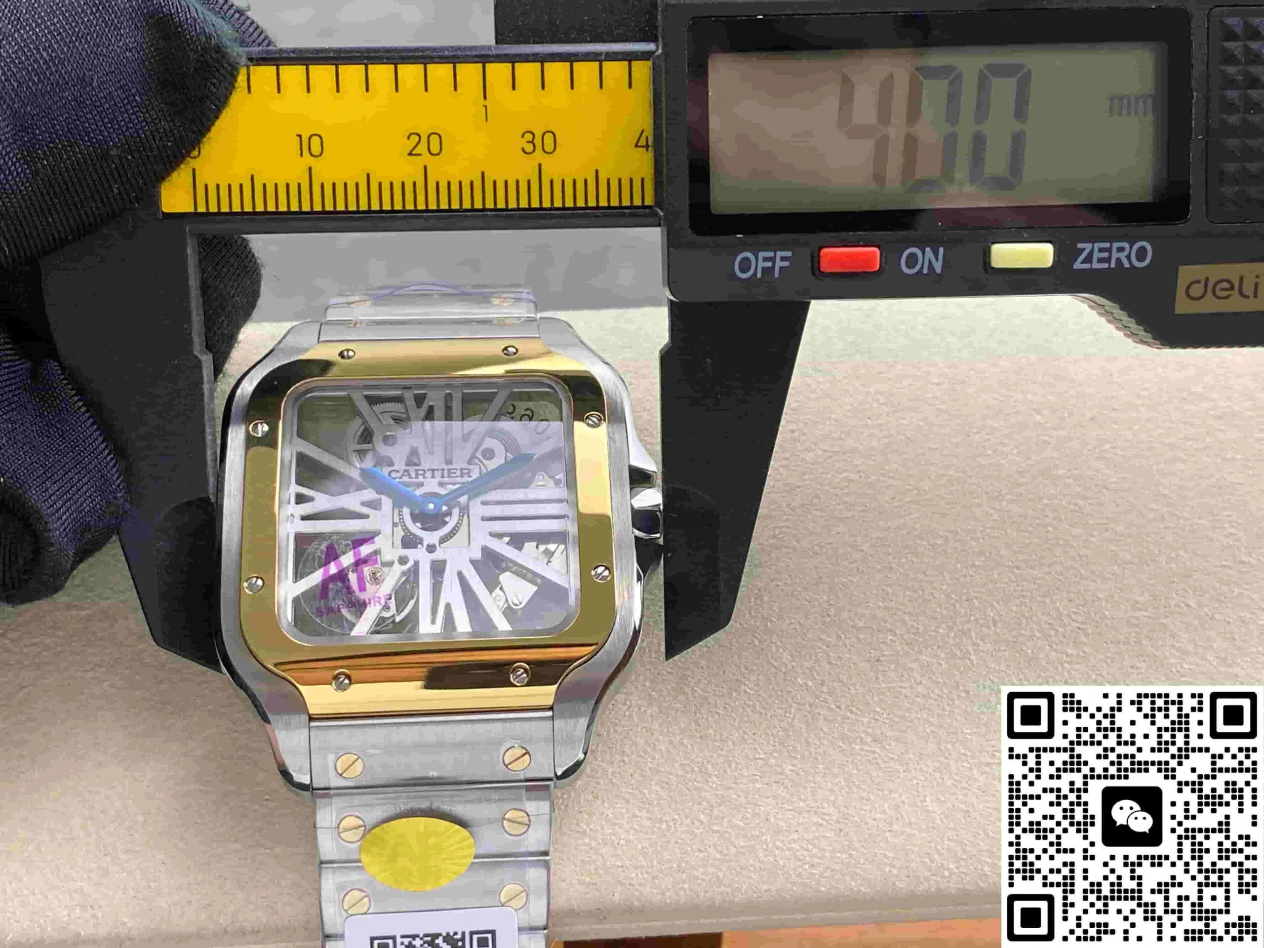 AF Factory Cartier Santos WHSA0019 1:1 Best Edition Replica Watch