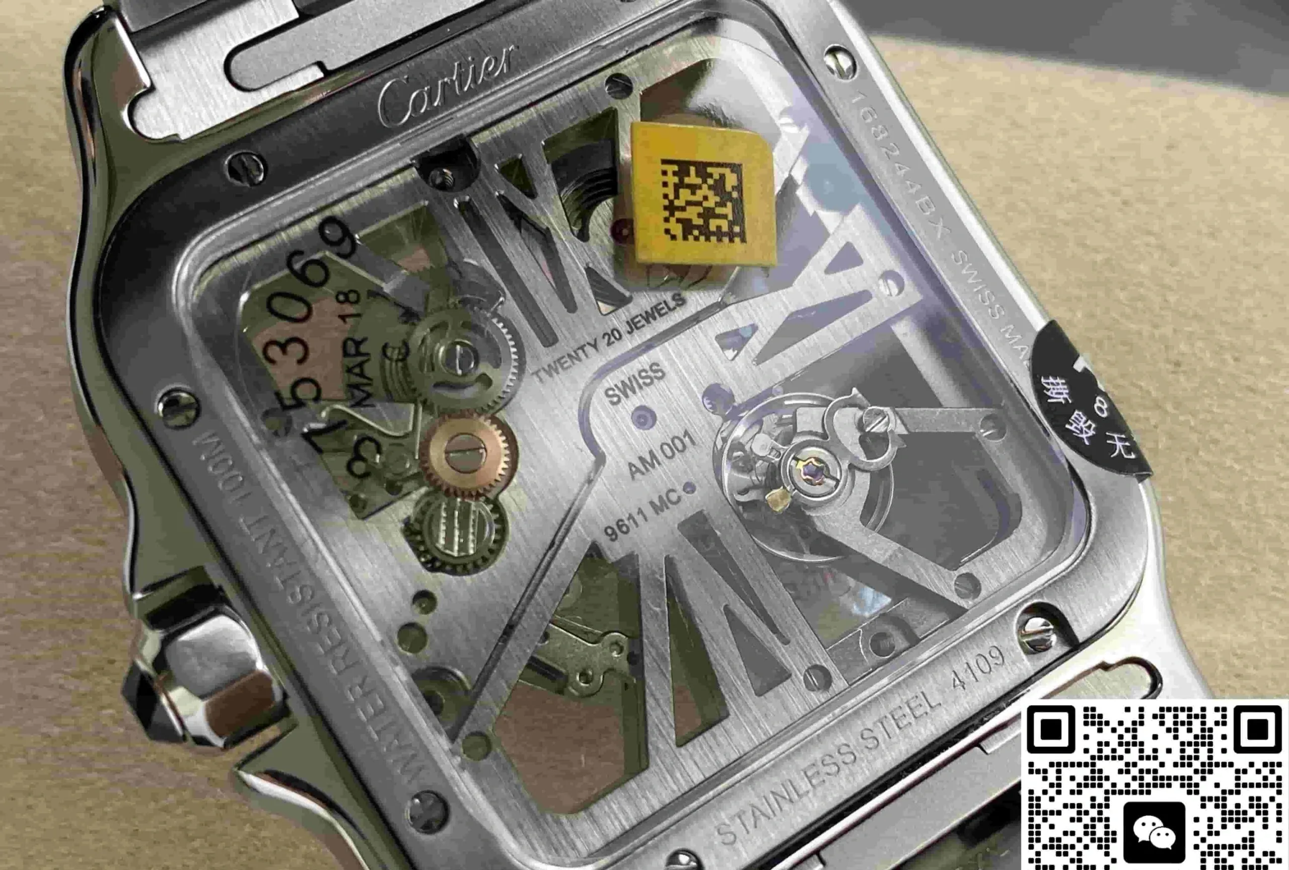 AF Factory Cartier Santos WHSA0019 1:1 Best Edition Replica Watch