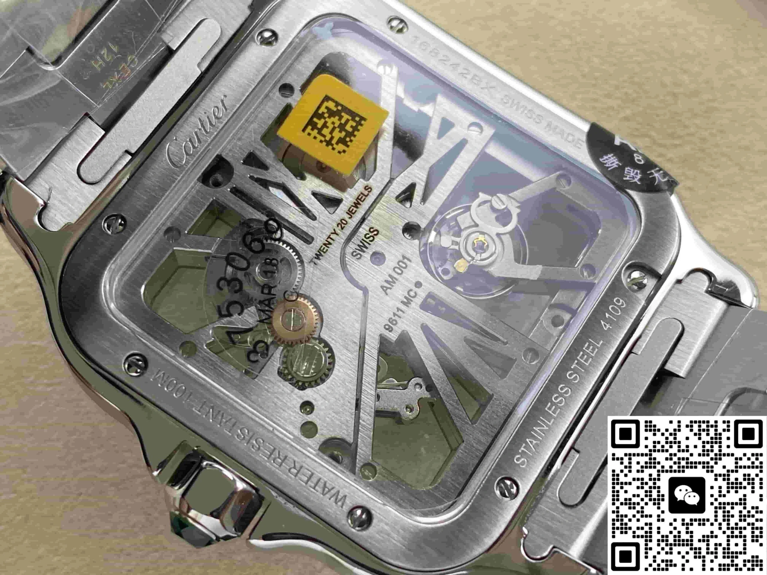 AF Factory Cartier Santos WHSA0033 1:1 Best Edition Replica Watch