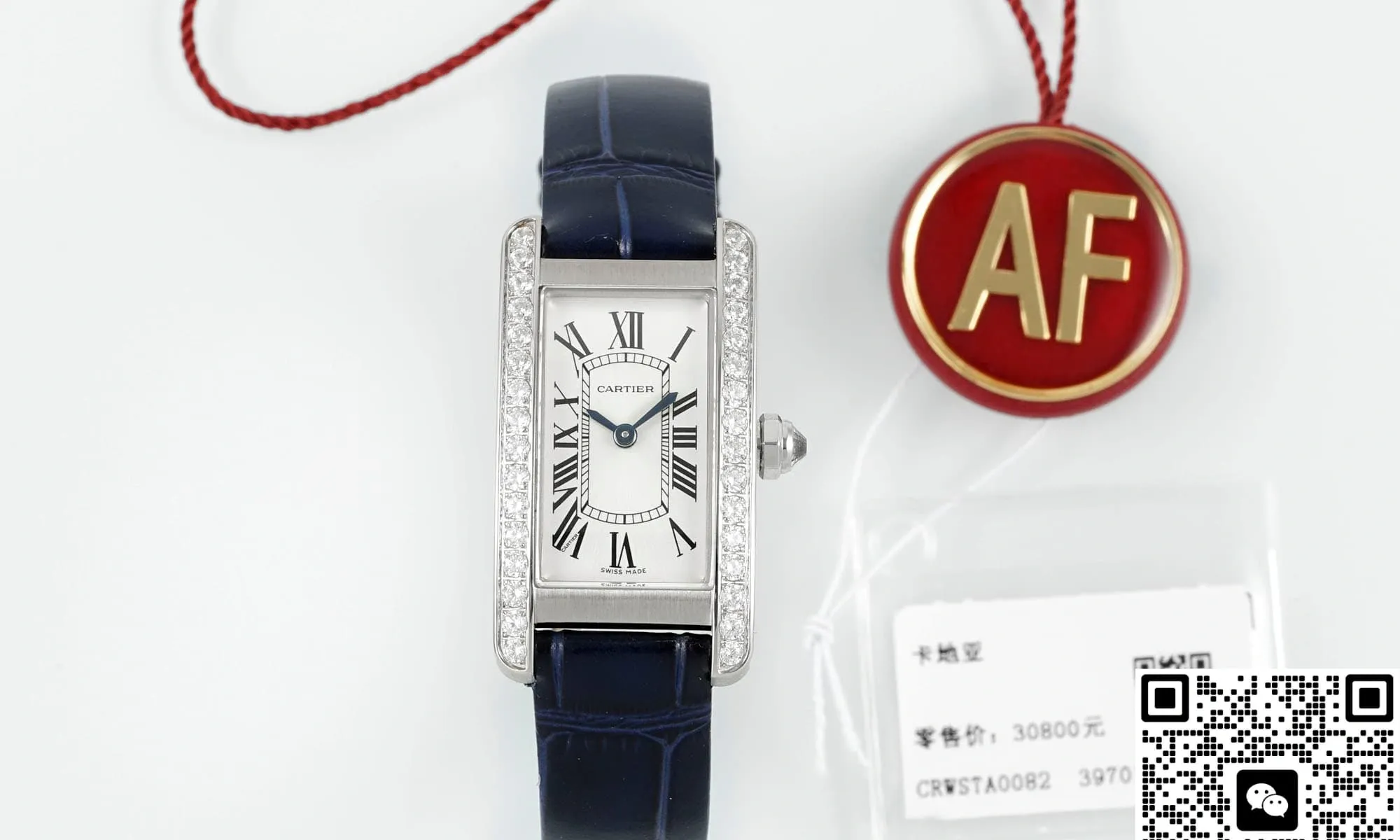 AF Factory Cartier Tank Diamond 1:1 Best Edition Replica Watch