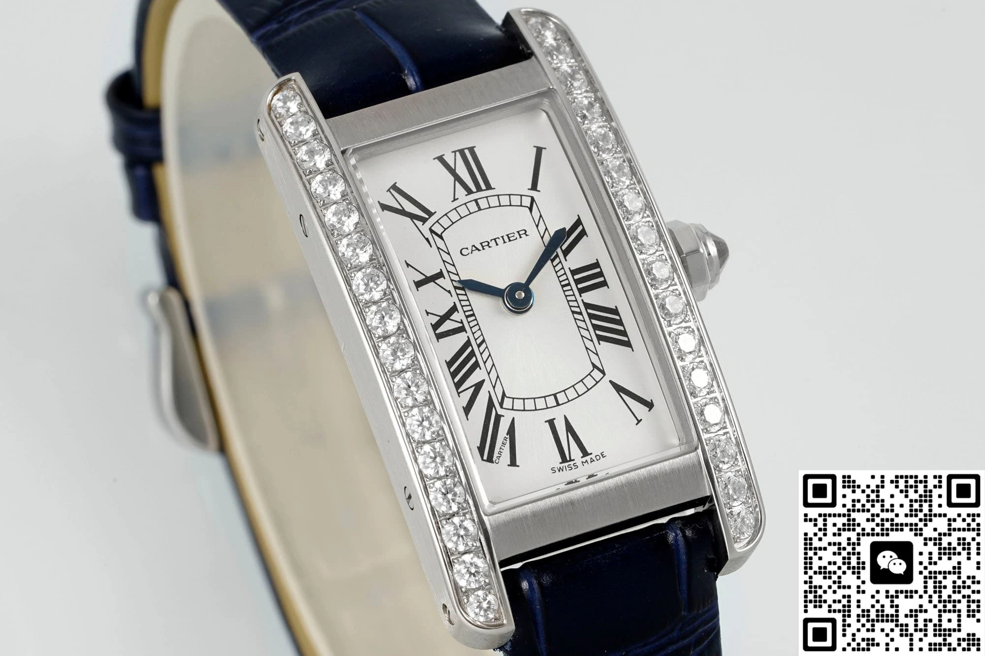 AF Factory Cartier Tank Diamond 1:1 Best Edition Replica Watch