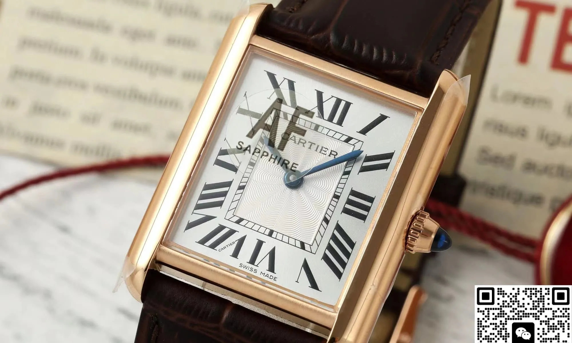 AF Factory Cartier Tank WGTA0056 1:1 Best Edition Replica Watch