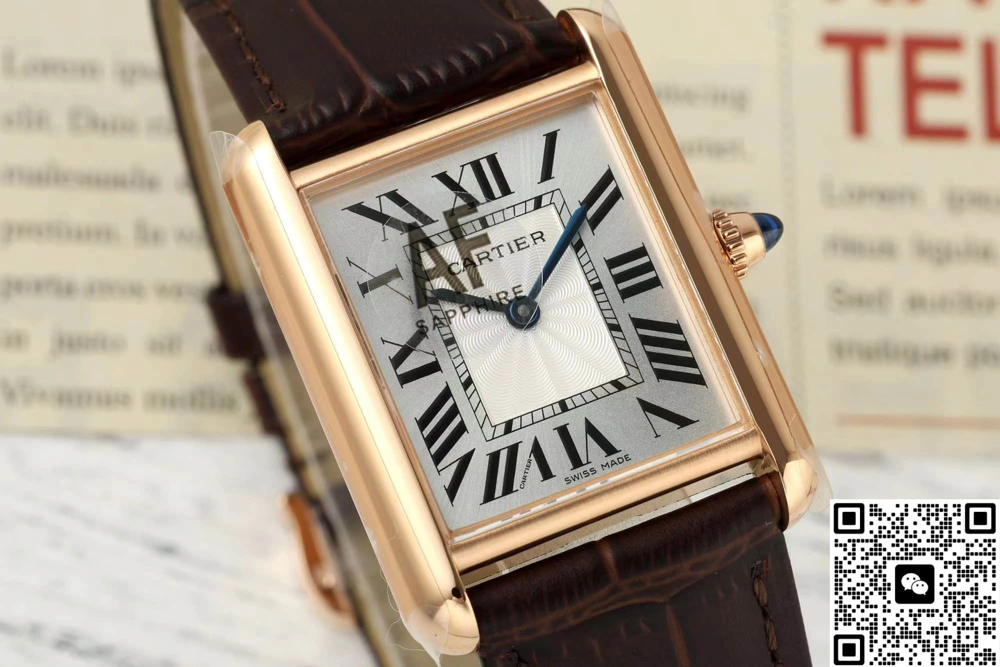 AF Factory Cartier Tank WGTA0056 1:1 Best Edition Replica Watch
