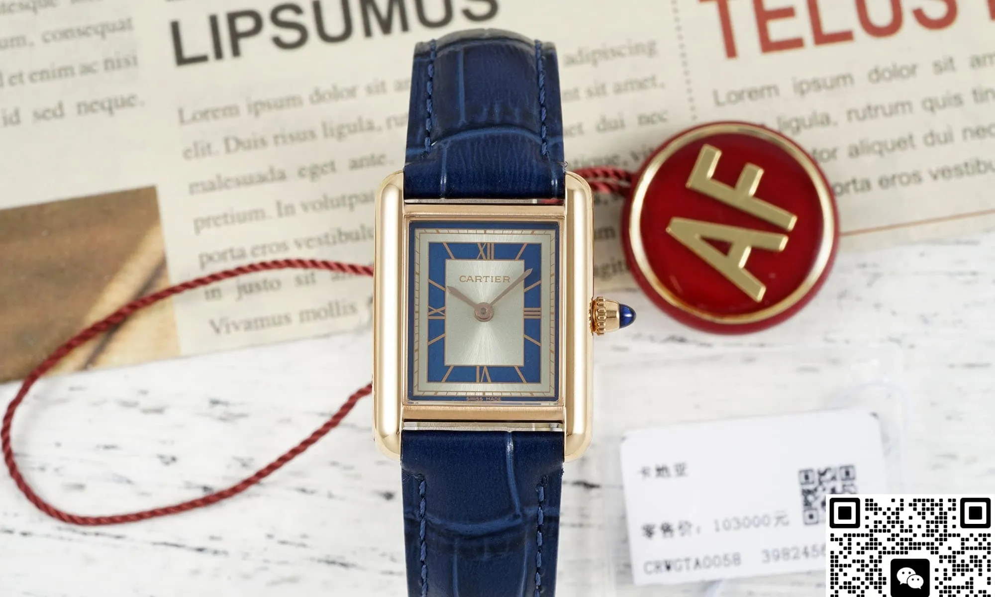 AF Factory Cartier Tank WGTA0058 1:1 Best Edition Replica Watch