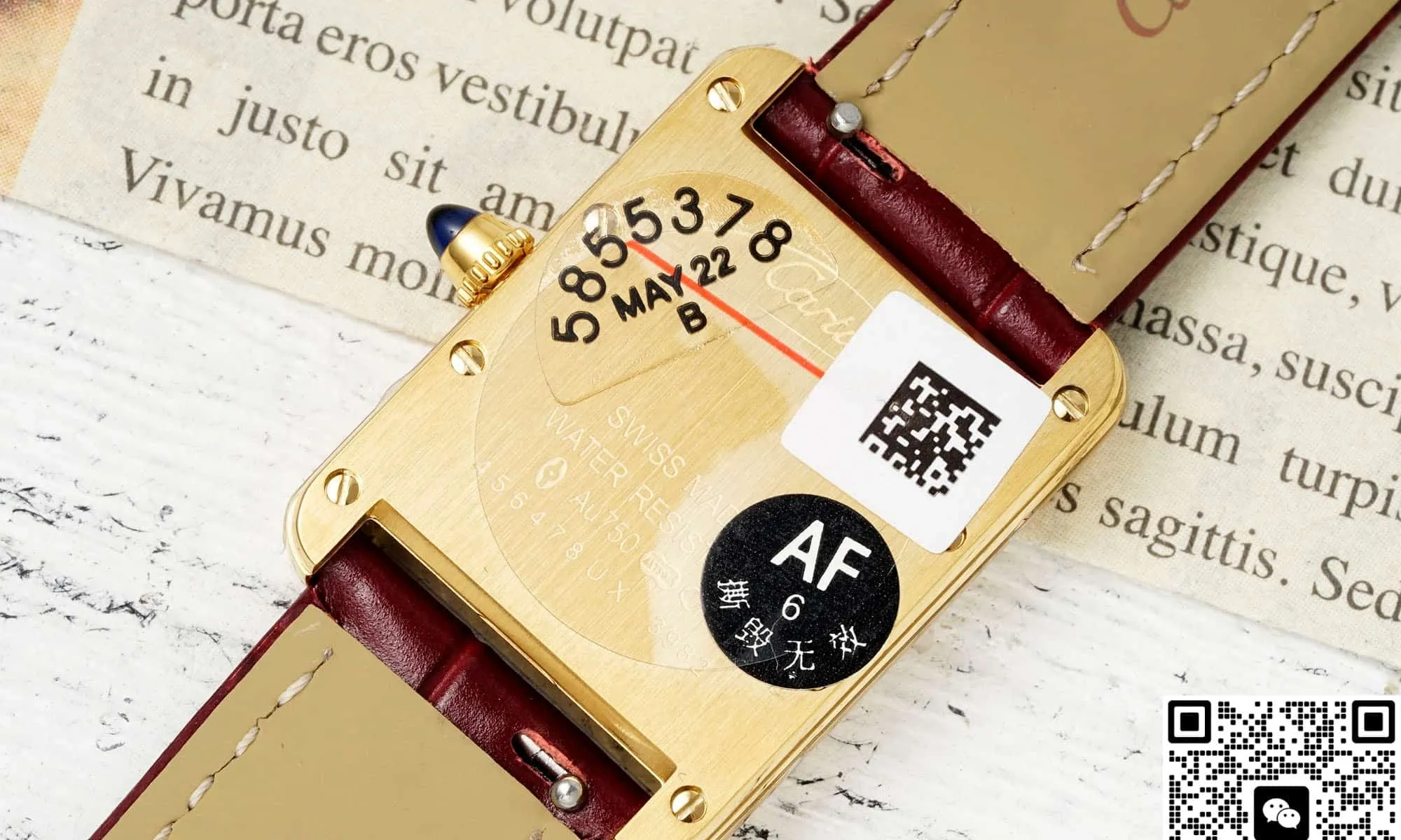 AF Factory Cartier Tank WGTA0059 1:1 Best Edition Replica Watch