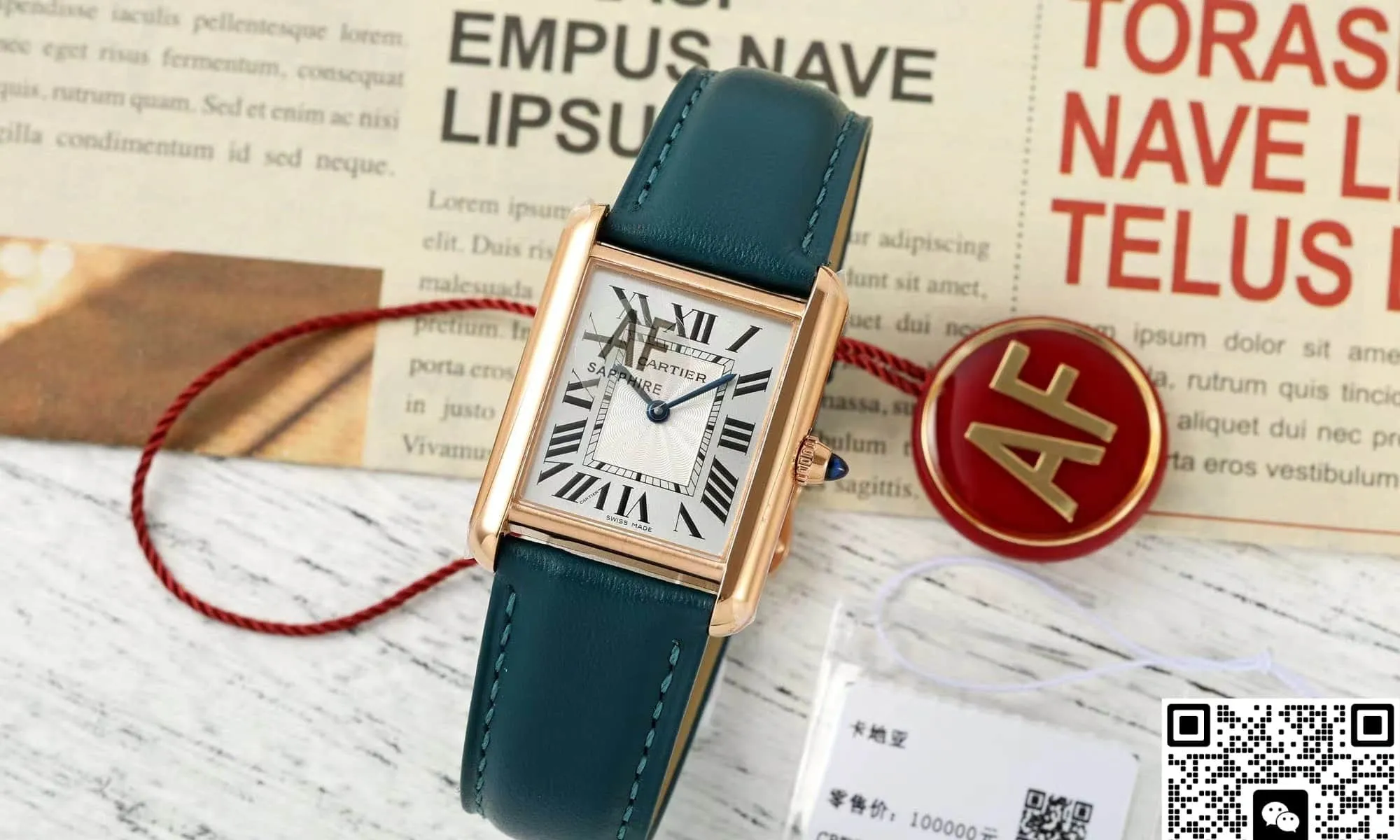AF Factory Cartier Tank WGTA0062 1:1 Best Edition Replica Watch